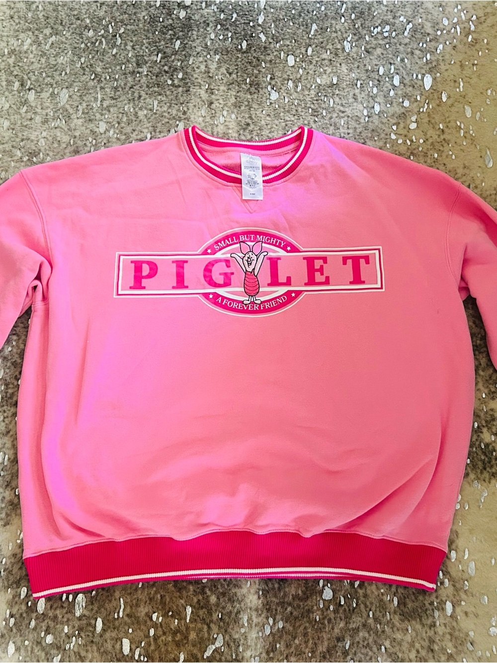 Disney Piglet Graphic Crewneck Sweatshirt - Pink